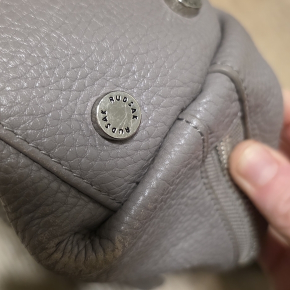 Rudsak ($445) Pamela Grey Pebble Leather Crossbody - Picture 6 of 15